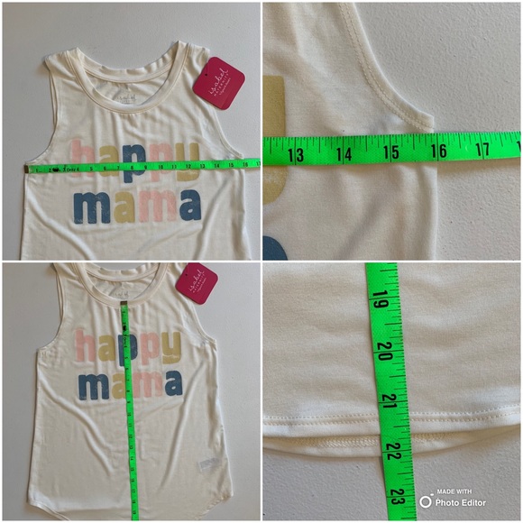 Maternity Summer Bundle | Lot of Maternity Tank Tops (2) + Maternity Shorts S/6 - Picture 7 of 15